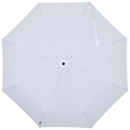 Parapluie publicitaire pliable de 69 cm à ouverture et fermeture automatiques en RPET Gale