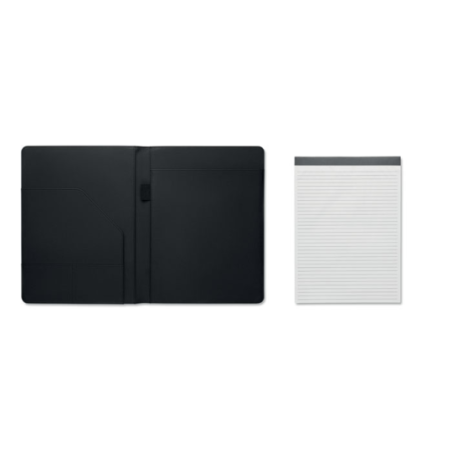 Conférencier personnalisable A4 en polyamide et PU avec bloc-notes ligné PROFILE4