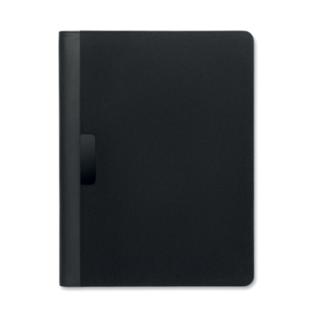 Conférencier personnalisable A4 en polyamide et PU avec bloc-notes ligné PROFILE4