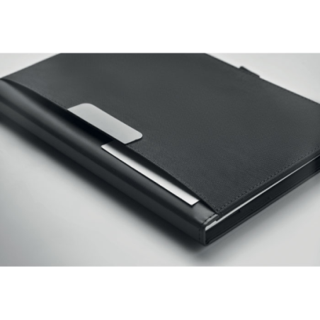 Conférencier personnalisable A5 en polyamide et PU avec bloc-notes ligné PROFILE5