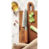 Couteau de chef publicitaire en acier inoxydable et en bois de hêtre SLICE Couteau de chef publicitaire en acier inoxydable et en bois de hêtre SLICE