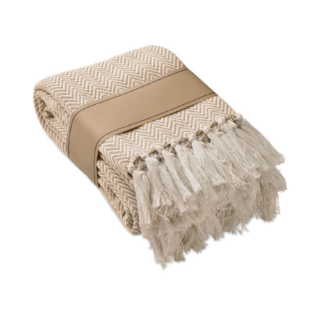 Couverture personalisable en polycoton recyclé 400gr/m2 - 130 x 180 cm - AMMOS
