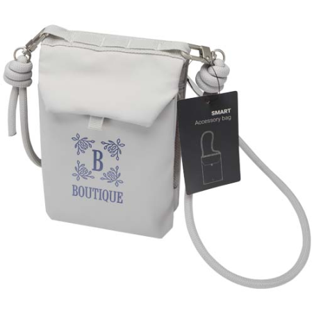 Pochette publicitaire en polyester recyclé certifié GRS pour accessoires SMART RFID