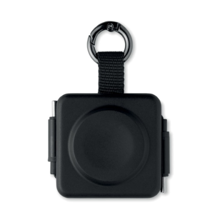 Câble rétractable personnalisé USB-C/ USB-C de 100W - SKILFUL