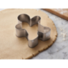 Emporte-pièces publicitaire de Noël en acier inoxydable dans un sac en coton Lot de 3 COOKIES Emporte-pièces publicitaire de Noël en acier inoxydable dans un sac en coton Lot de 3 COOKIES