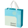 Sac personnalisable en papier 230 g/m² avec anses en ruban et pelliculage mat Made in europe 31 x 12 x 31 cm Smartfold