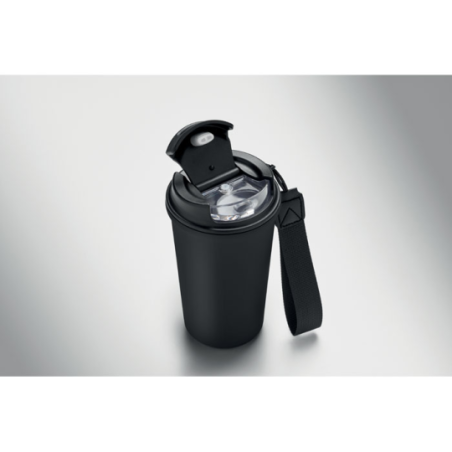 Mug isotherme personnalisé en inox recyclé avec revêtement céramique - 400ml - NAKANO