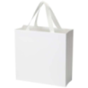 Sac publicitaire en papier certifié FSC 230 g/m² avec anses en ruban et pelliculage brillant 31 x 12 x 31 cm fabriqué en europe Sac publicitaire en papier certifié FSC 230 g/m² avec anses en ruban et pelliculage brillant 31 x 12 x 31 cm fabriqué en europe
