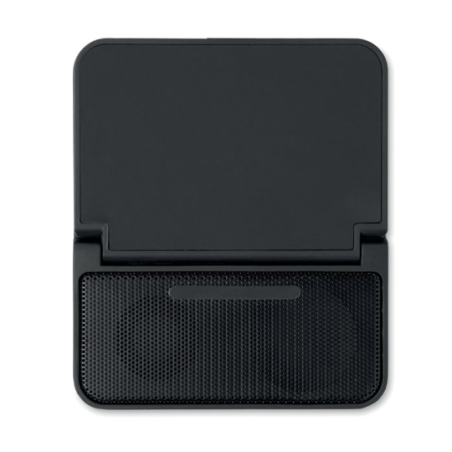 Support de téléphone personnalisable avec chargeur à induction 15W et enceinte 5W - CHARGEBEAT
