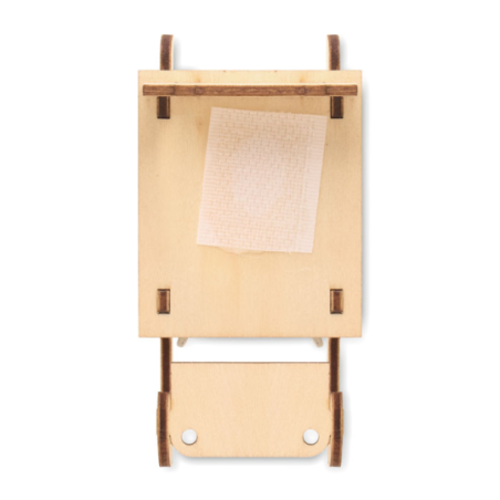 Lutin personnalisable sur un traîneau en bois - FROSTY SLEIGH