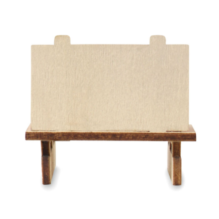 Lutin personnalisable sur un traîneau en bois - FROSTY SLEIGH