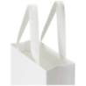 Sac publicitaire en papier certifié FSC 230 g/m² avec anses en ruban et pelliculage mat 24 x 10 x 32 cm Made in europe Smartfol