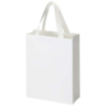 Sac publicitaire en papier certifié FSC 230 g/m² avec anses en ruban et pelliculage mat 24 x 10 x 32 cm Made in europe Smartfol