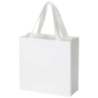 Sac publicitaire en papier certifié FSC 230 g/m² avec anses en ruban et pelliculage mat 24 x 10 x 24 cm Made in europe Smartfold