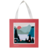 Sac publicitaire en papier certifié FSC 230 g/m² avec anses en ruban et pelliculage mat 24 x 10 x 24 cm Made in europe Smartfold