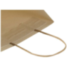 Sac publicitaire en papier recyclé à partir de déchets agricole, 150 g/m², avec anses torsadées Fabriqué en Europe 18 x 9 x 23 c