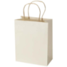 Sac publicitaire en papier recyclé à partir de déchets agricole, 150 g/m², avec anses torsadées Fabriqué en Europe 18 x 9 x 23 c