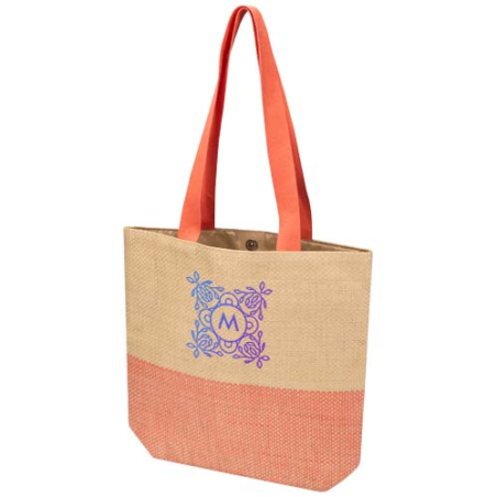 Sac publicitaire fourre-tout en papier paille certifié FSC 10 L Rhythm