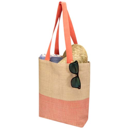 Sac publicitaire fourre-tout en papier paille certifié FSC 10 L Rhythm