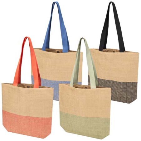 Sac publicitaire fourre-tout en papier paille certifié FSC 10 L Rhythm