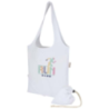 Sac publicitaire fourre-tout pliable en coton recyclé GRS 140 g/m² 7 L Madras Blend Sac publicitaire fourre-tout pliable en coton recyclé GRS 140 g/m² 7 L Madras Blend