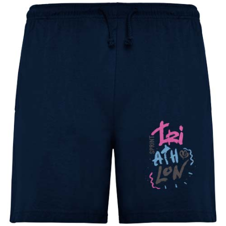 Short personnalisable de sport en coton 200g/m2 maille jersey simple unisexe