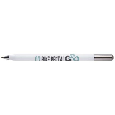 Stylo à bille publicitaire à mécanisme rotatif en aluminium recyclé encre noire SMART