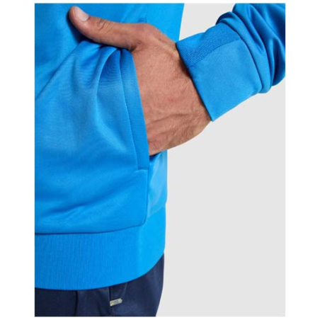 Sweat-shirt personnalisable pour homme en polyester 210g/m2 à fermeture éclair intégrale Valier