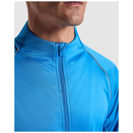Sweat-shirt personnalisable pour homme en polyester 210g/m2 à fermeture éclair intégrale Valier