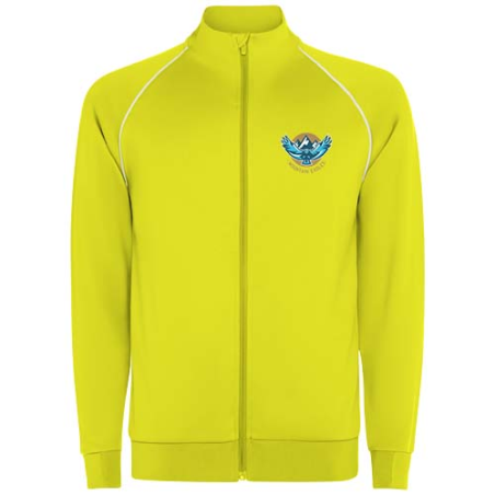 Sweat-shirt personnalisable pour homme en polyester 210g/m2 à fermeture éclair intégrale Valier