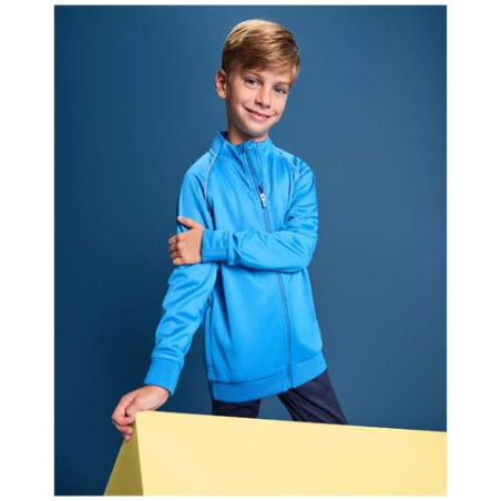 Sweat-shirt publicitaire pour enfant en polyester 210g/m2 à fermeture éclair intégrale Valier