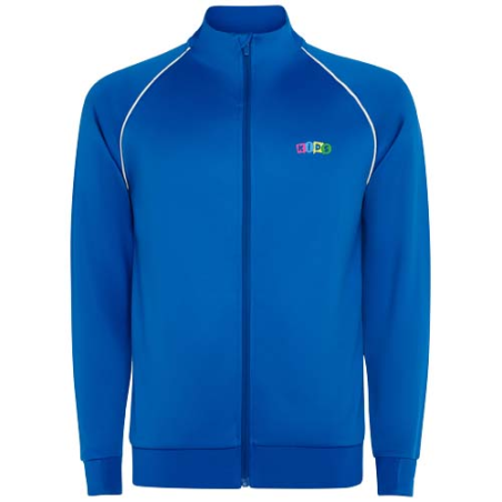 Sweat-shirt publicitaire pour enfant en polyester 210g/m2 à fermeture éclair intégrale Valier