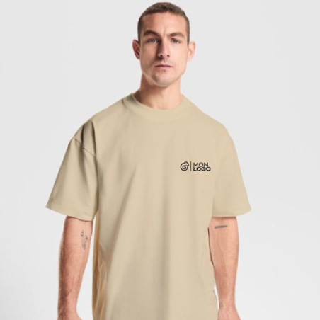 T-shirt publicitaire unisexe en tricot coton 270g/m2 à manches courtes oversize « Chow »