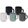Tasse publicitaire en céramique empilable 180 ml finition mate Camilla,