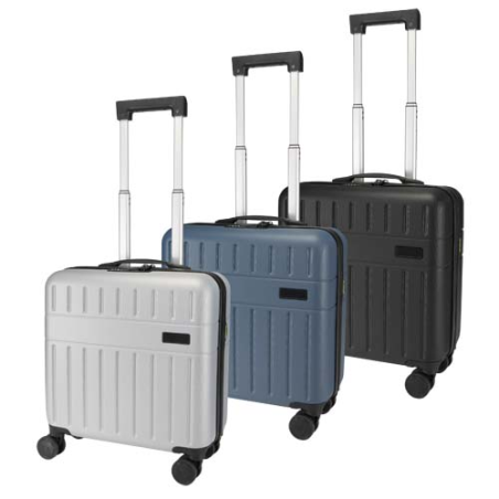Valise à roulette publicitaire pour ordinateur portable 16 pouces GRS en ABS recyclé 30 litres Rover