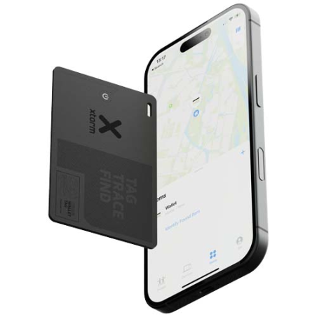 Étiquette publicitaire étanche avec traceur intégré WalletTag de Xtorm