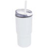 Gobelet publicitaire isotherme à double paroi 540 ml en RCS recyclé avec paille Westin Gobelet publicitaire isotherme à double paroi 540 ml en RCS recyclé avec paille Westin