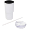 Gobelet publicitaire isotherme à double paroi 540 ml en RCS recyclé avec paille Westin Gobelet publicitaire isotherme à double paroi 540 ml en RCS recyclé avec paille Westin