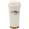 Gobelet publicitaire isotherme à double paroi en acier inoxydable recyclé RCS Hampton, 480 ml