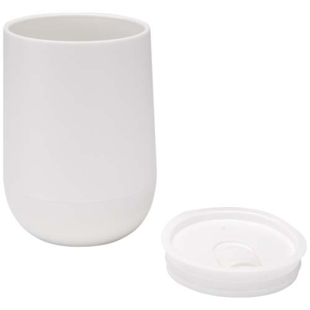 Gobelet publicitaire isotherme à double paroi en polystyrène et polypropylène Corzo 360 ml