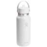 Gourde isotherme en acier inoxydable Hydro Flask à large goulot, d'une contenance de 946 ml, avec bouchon à paille Gourde isotherme en acier inoxydable Hydro Flask à large goulot, d'une contenance de 946 ml, avec bouchon à paille