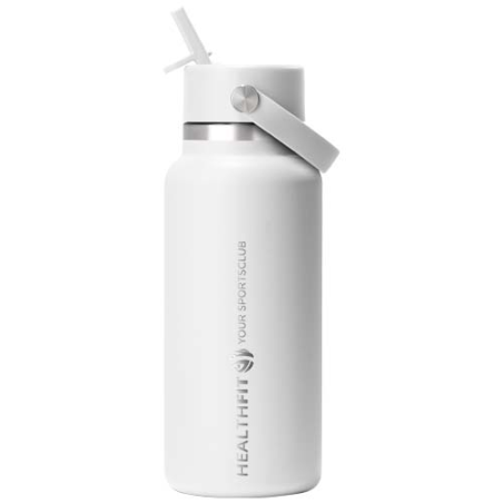 Gourde isotherme en acier inoxydable Hydro Flask à large goulot, d'une contenance de 946 ml, avec bouchon à paille