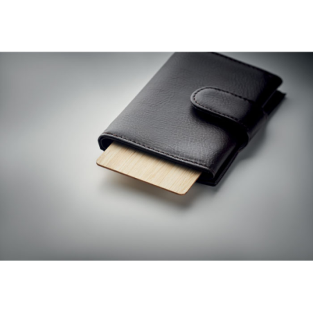 Carte RFID en bambou personnalisable - CUSTOS +