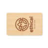 Carte RFID en bambou personnalisable - CUSTOS + Carte RFID en bambou personnalisable - CUSTOS +