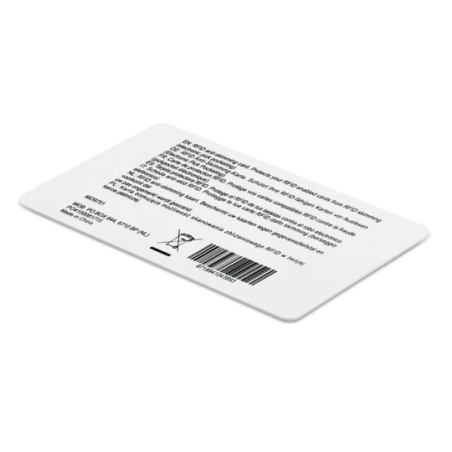 Carte anti- RFID personnalisable en PVC - CUSTOS