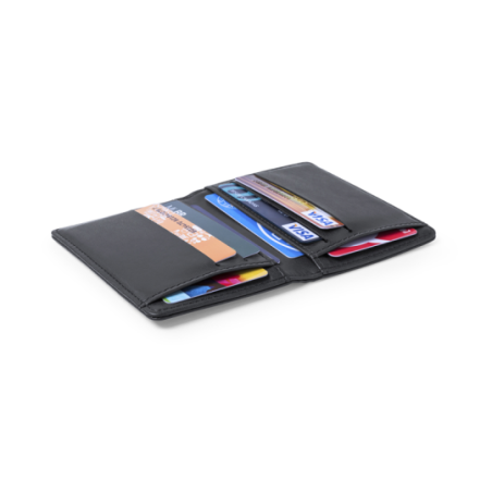 Porte-cartes personnalisable RFID en PU (simili cuir) - Brigit