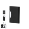 Porte-cartes personnalisable en PU magnétique pour smartphone - 6 cartes - Enkor