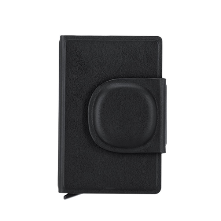 Porte-cartes personnalisable en PU avec son Traqueur - 10 cartes - Selkik