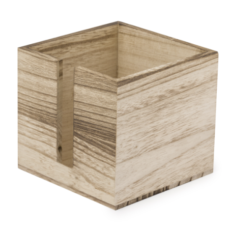 Porte-Serviettes publicitaire en bois Yingo