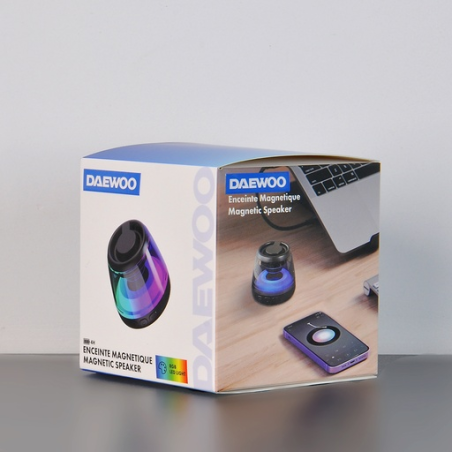Mini enceinte personnalisable magnétique 600mAh Daewoo Pulsar